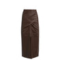 Brunello Cucinelli Leather Skirt