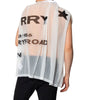 Burberry Horseferry Print Mesh Tank Top