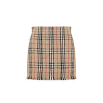 Burberry Vintage Pattern Mini Skirt