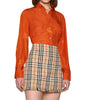 Burberry Vintage Pattern Mini Skirt