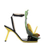 Loewe Petal Monstera Leather Sandals