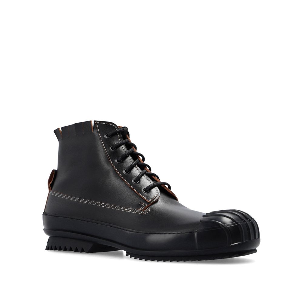 Maison Margiela Leather High-Top Sneakers