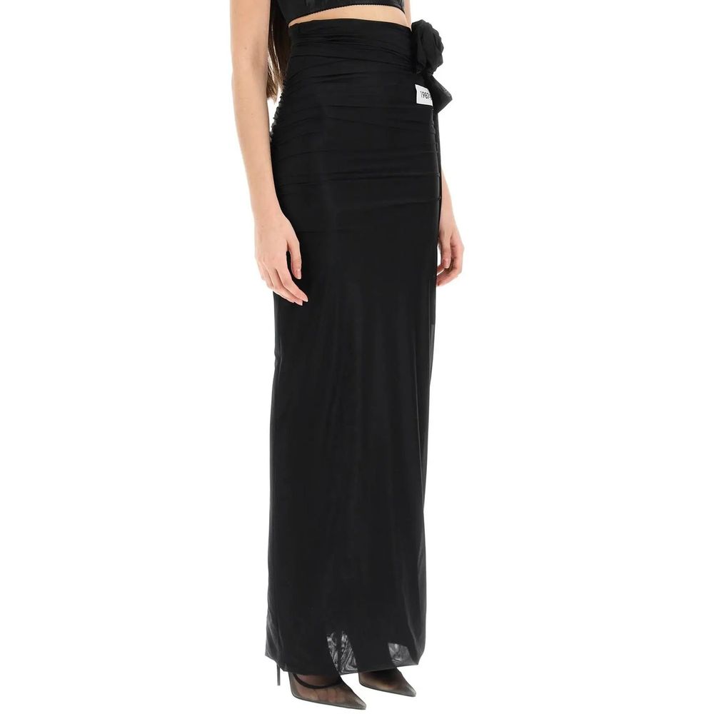 Jupe longue en jersey extensible Dolce & Gabbana