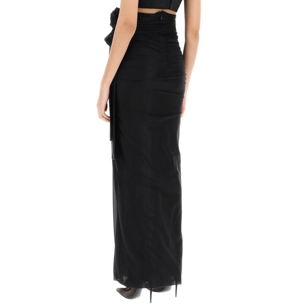 Jupe longue en jersey extensible Dolce & Gabbana