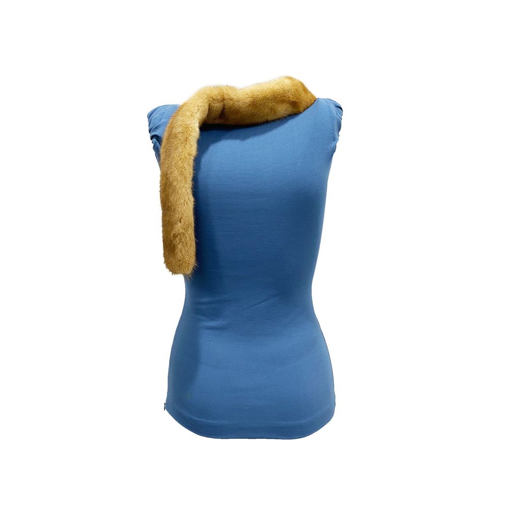 Haut sans manches à col en vison Dsquared²
