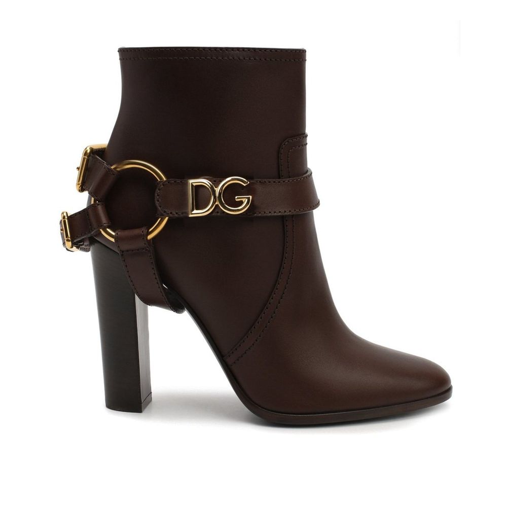 Dolce &amp; Gabbana Leather Ankle Boots