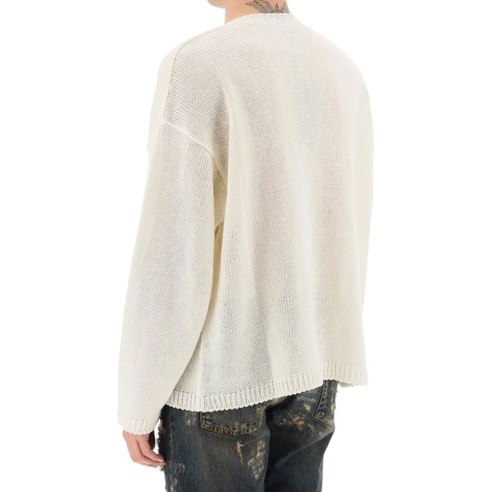 Dolce &amp; Gabbana Linen Logo Sweater