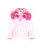 Fendi Fur Collar Cashmere Cape Jacket