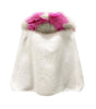 Fendi Fur Collar Cashmere Cape Jacket