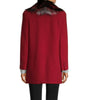 Fendi Fur Collar Wool Coat