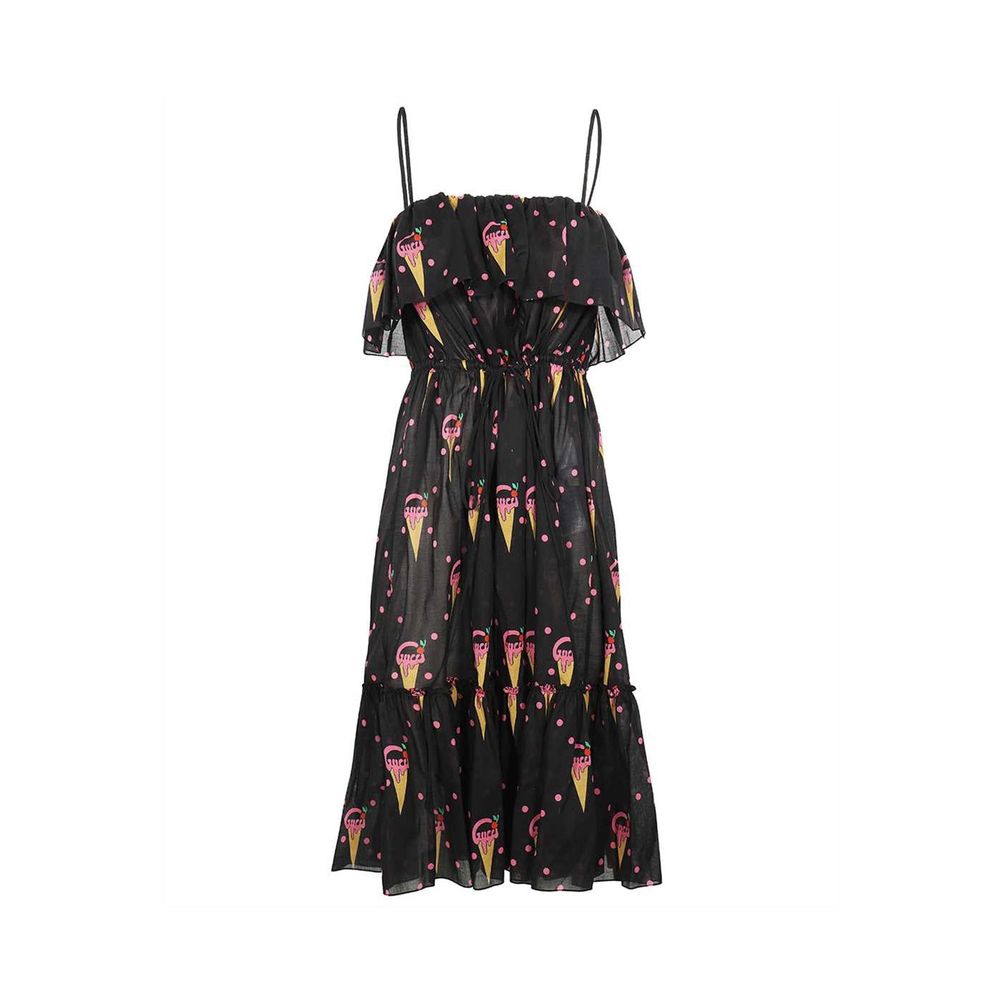 Robe à imprimé crème glacée Gucci