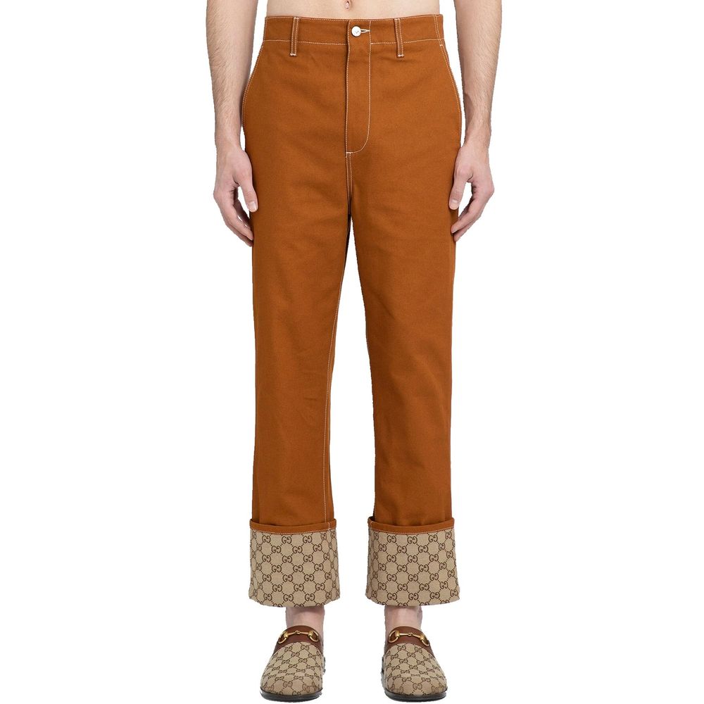 Pantalon en coton Gucci GG