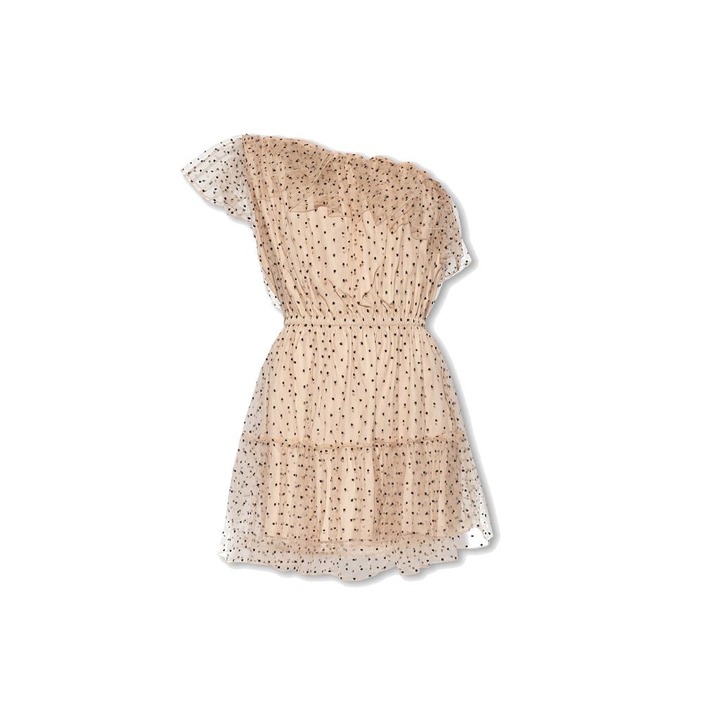 Robe en tulle asymétrique Gucci