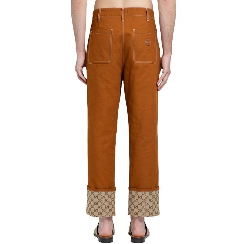 Pantalon en coton Gucci GG