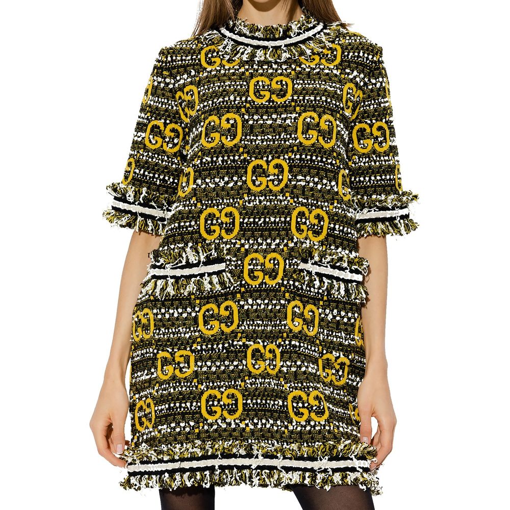 Mini-robe en tweed Gucci