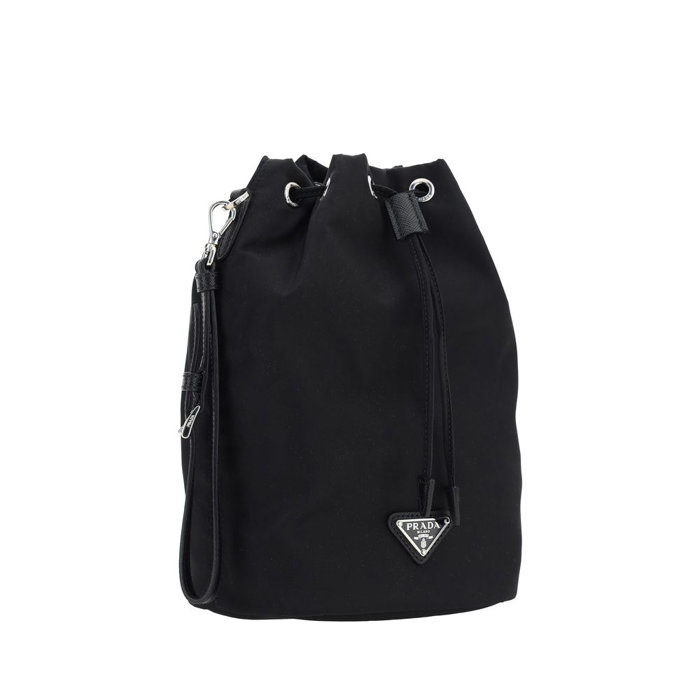 Sac seau Prada en nylon recyclé