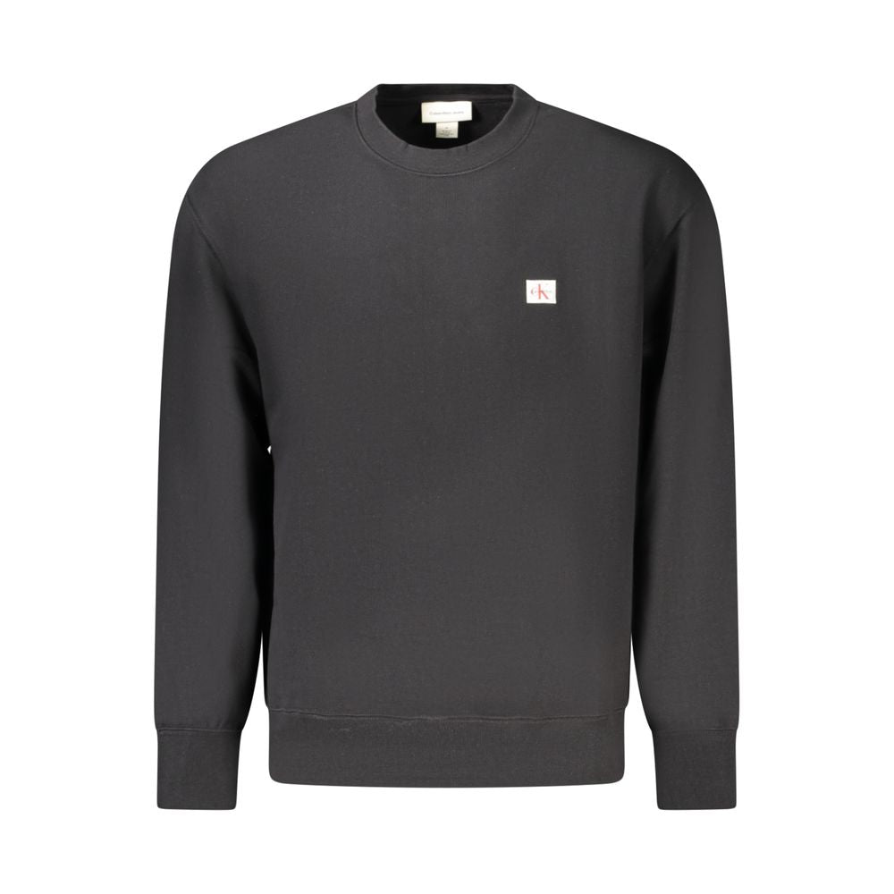 Pull en coton noir Calvin Klein pour homme
