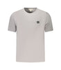 Calvin Klein Gray Cotton Men T-Shirt