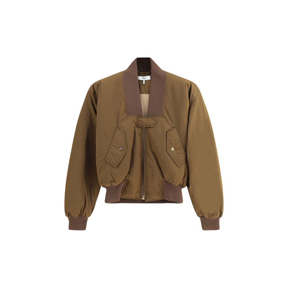 Blouson aviateur en nylon Chloé