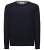Brunello Cucinelli Blue Cashmere Men Sweater