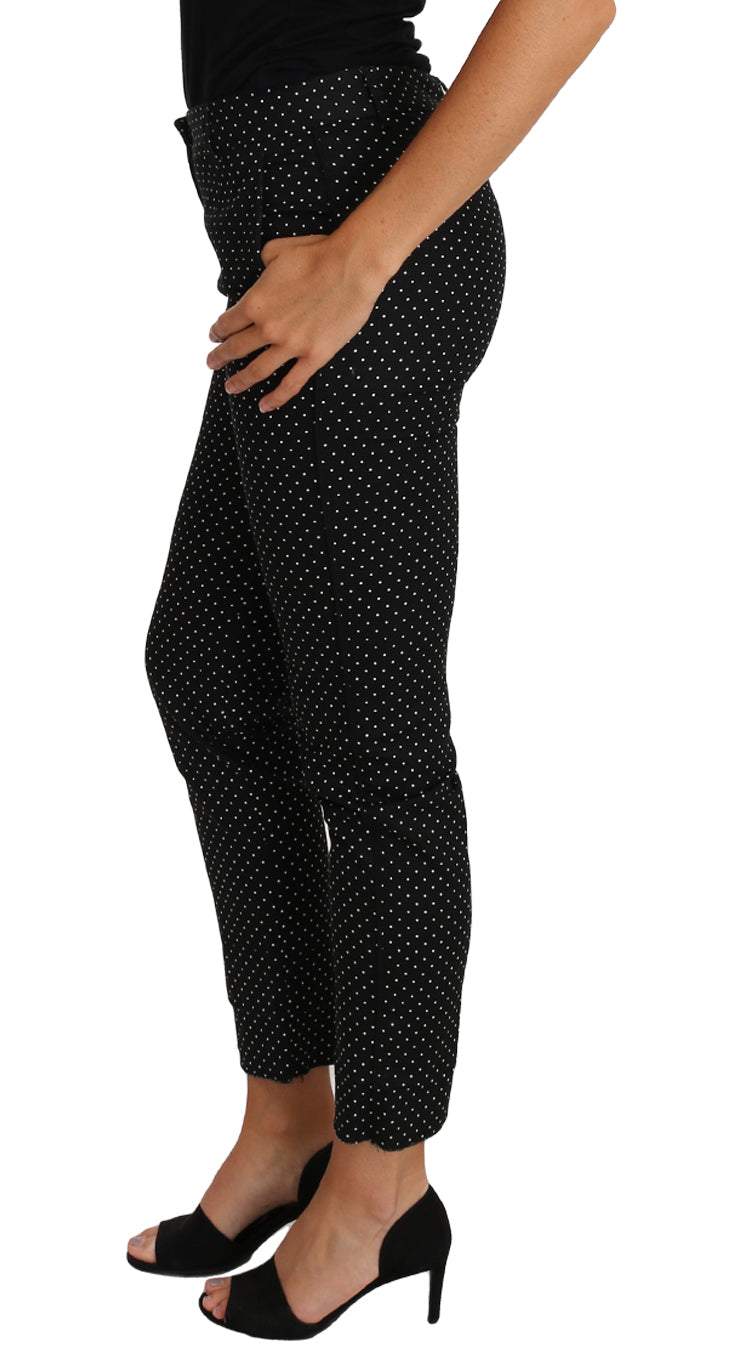 Pantalon court élégant à pois Dolce &amp; Gabbana