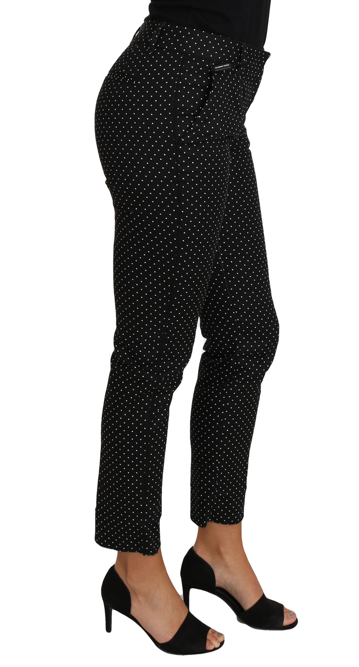 Pantalon court élégant à pois Dolce &amp; Gabbana