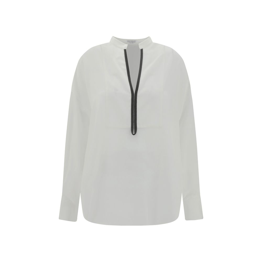 Blouse en soie Brunello Cucinelli