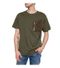 T-shirt en coton vert Balmain