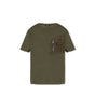 T-shirt en coton vert Balmain