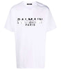 T-shirt en coton blanc Balmain