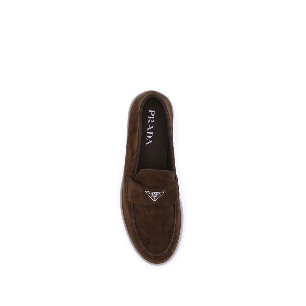 Mocassins en daim Prada