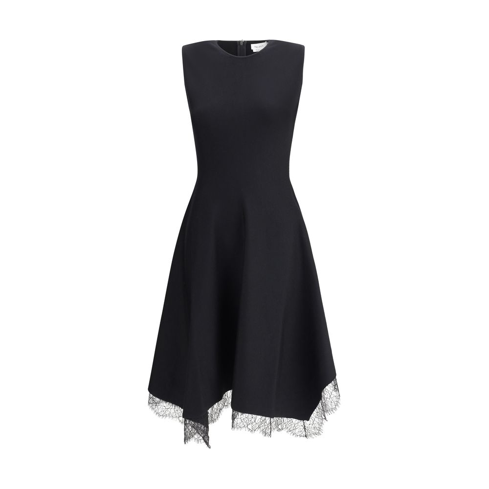 Robe midi asymétrique Alexander McQueen