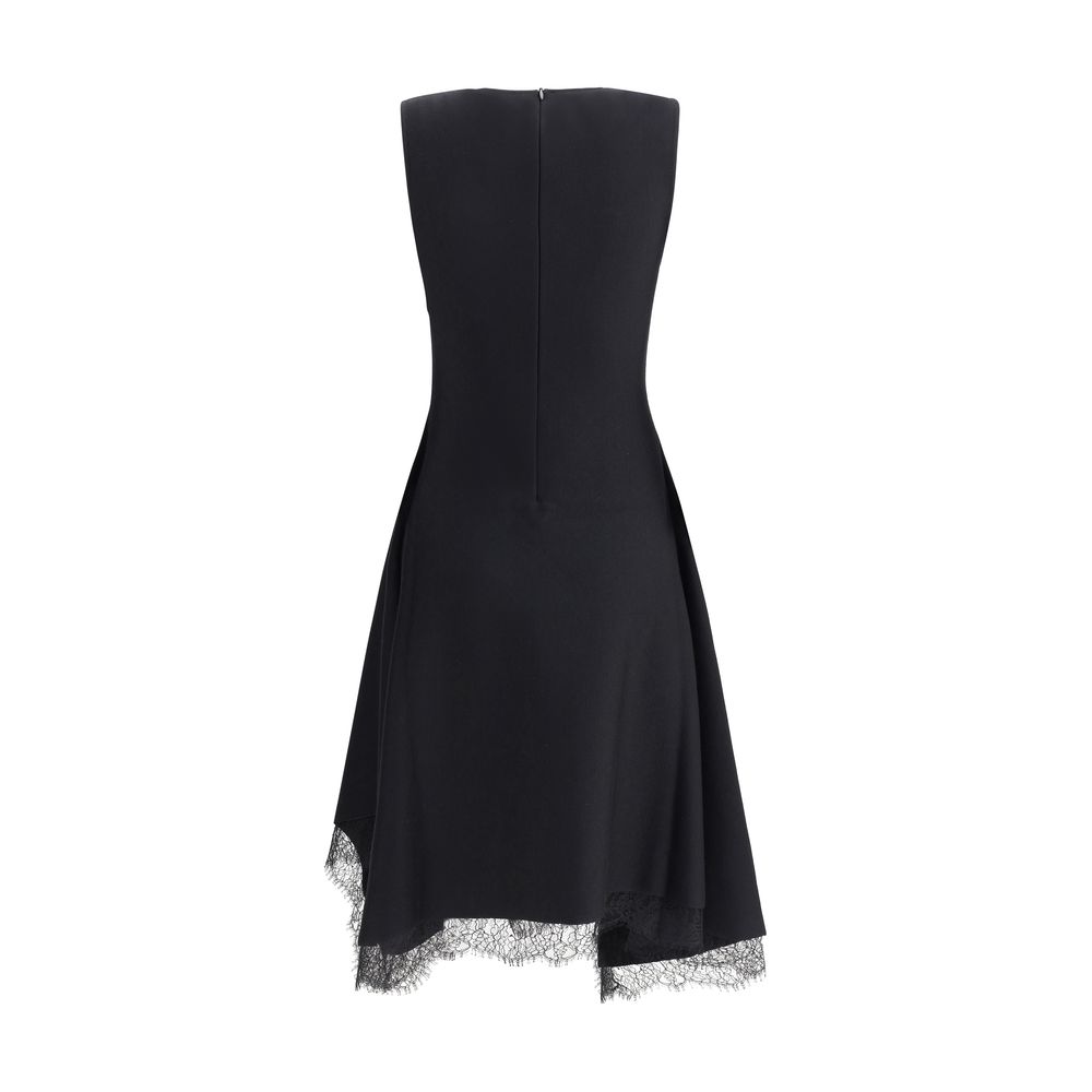 Robe midi asymétrique Alexander McQueen