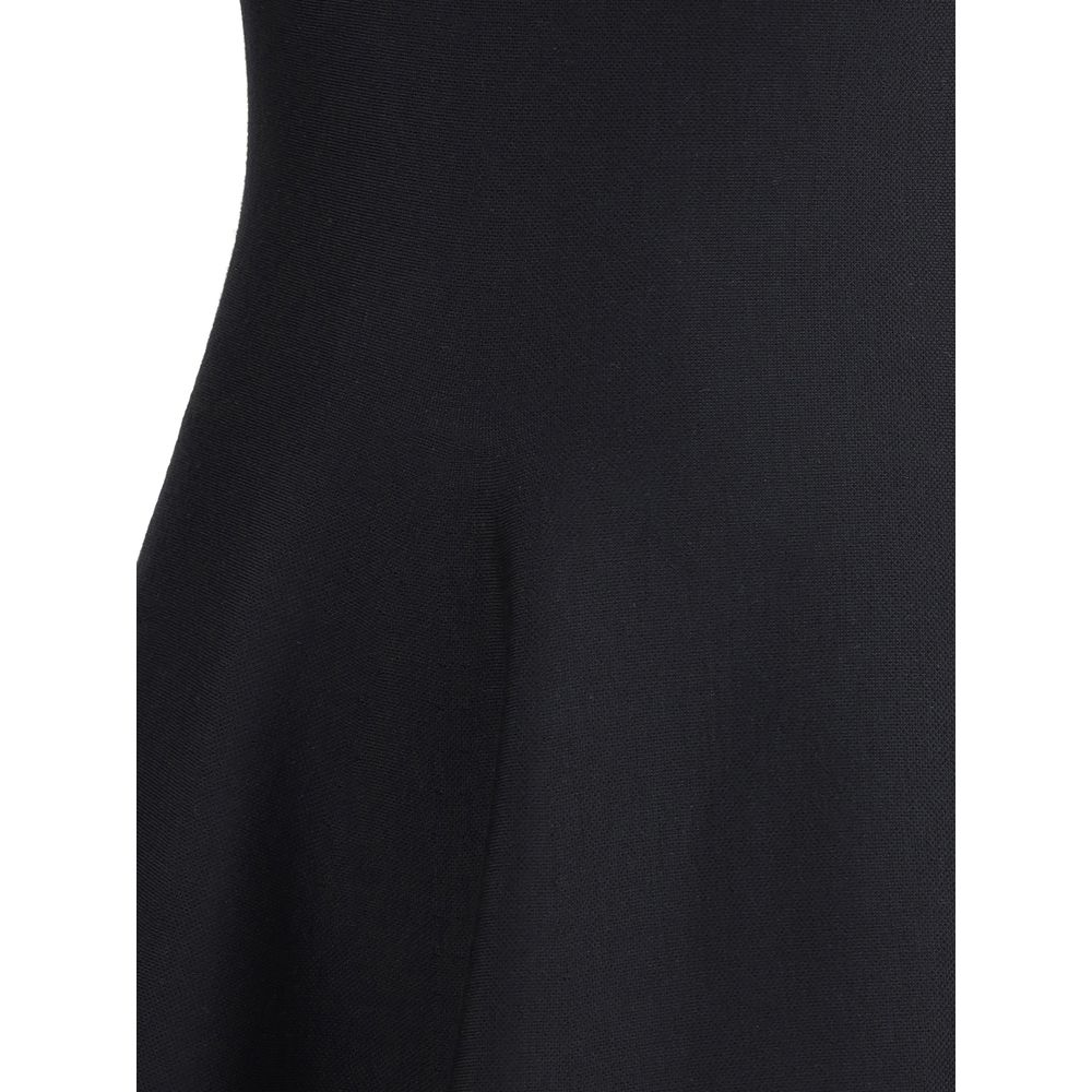 Robe midi asymétrique Alexander McQueen