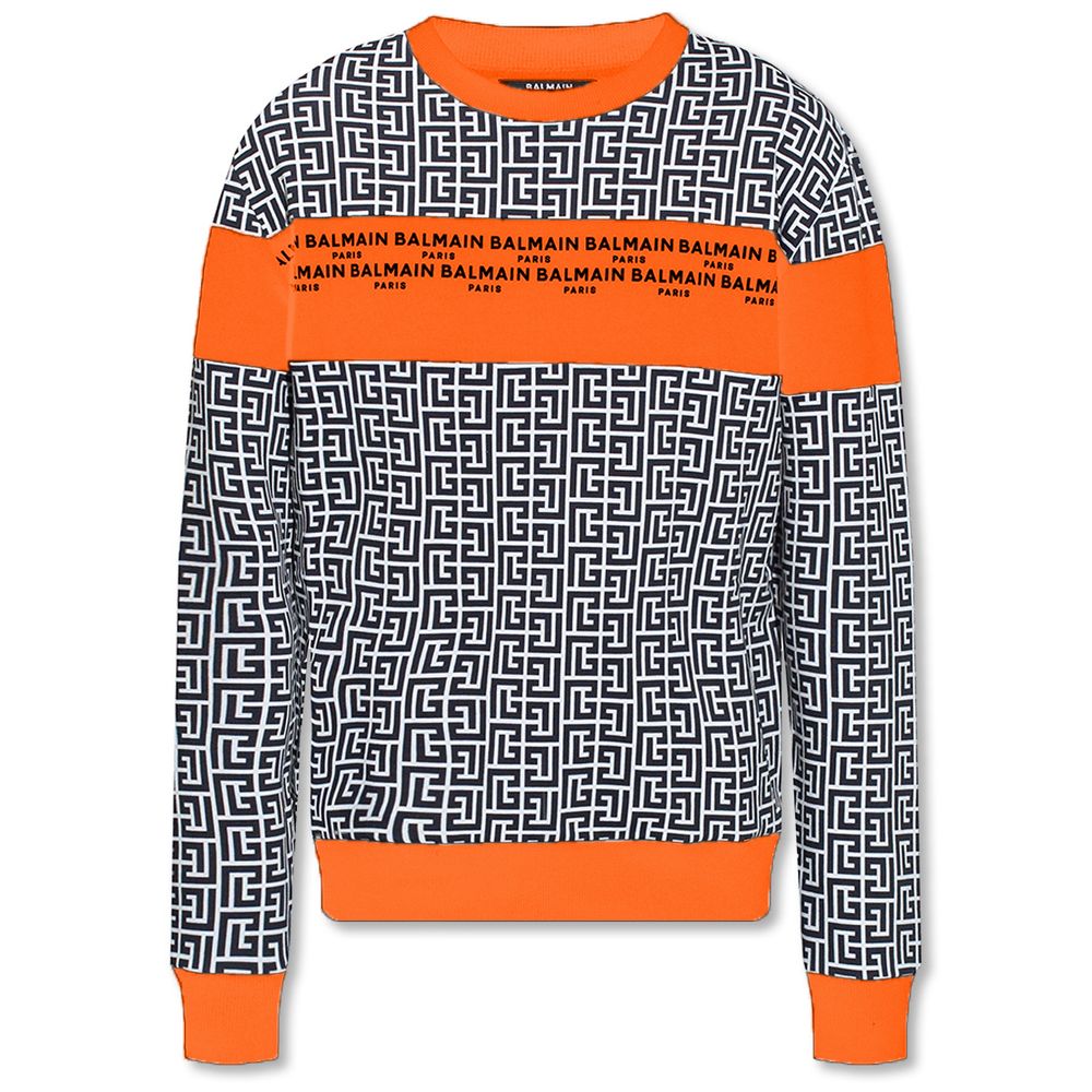Pull en coton multicolore Balmain
