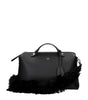 Sacs à bandoulière en cuir noir Fendi