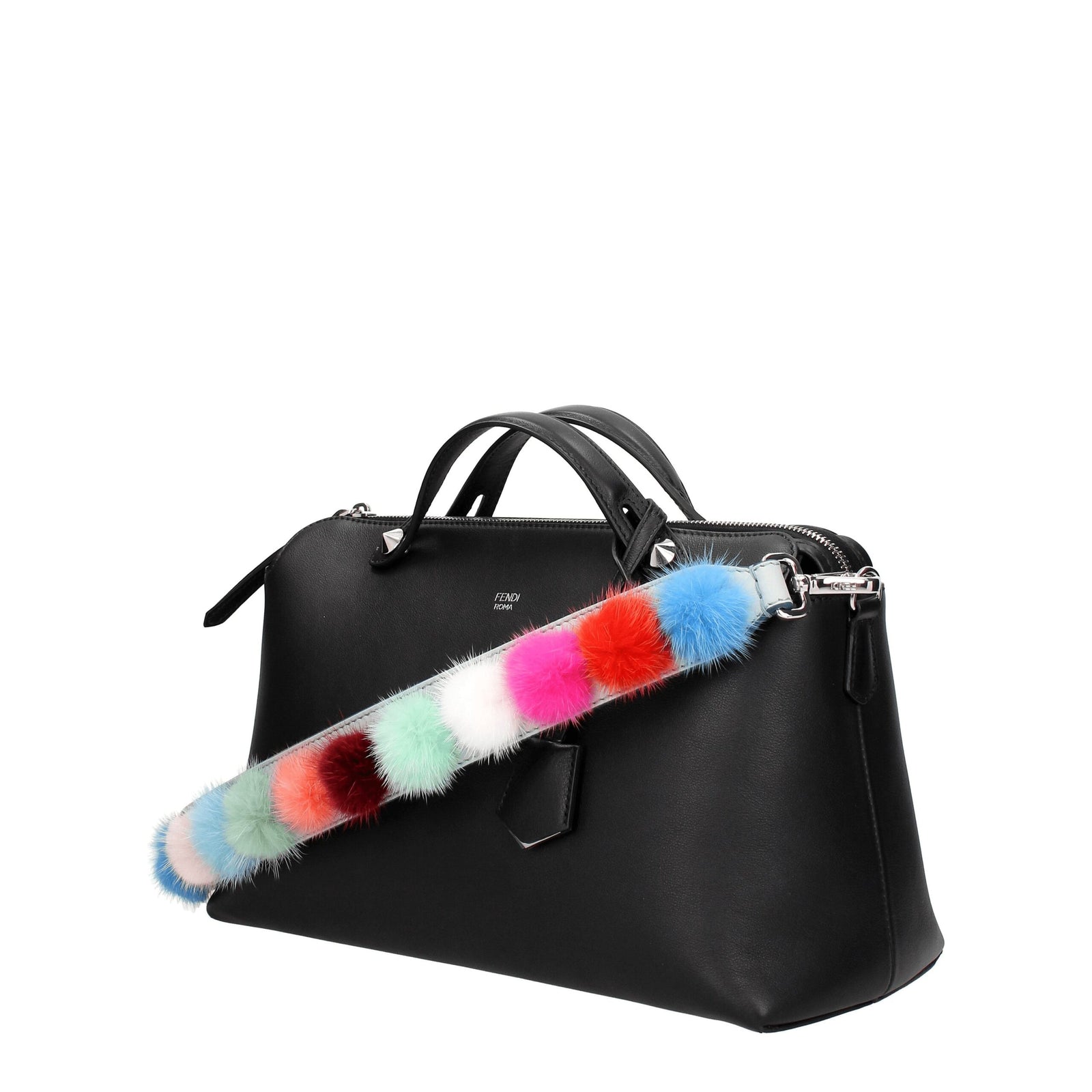 Sac à bandoulière en cuir multicolore Fendi