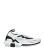 Dolce & Gabbana White Fabric Athletic Sneakers