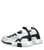 Dolce & Gabbana White Fabric Athletic Sneakers