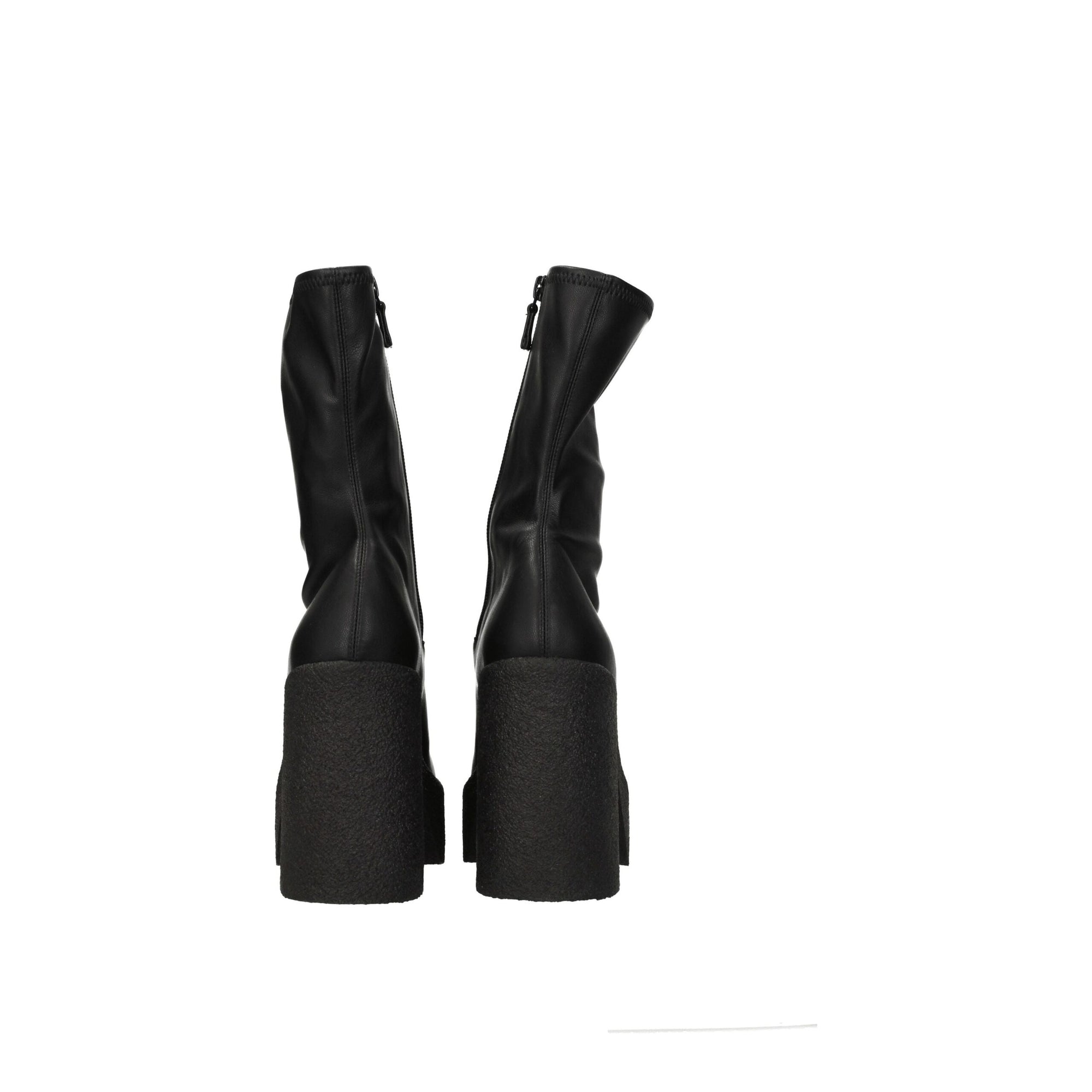 Stella McCartney Black Leather Ankle Boots