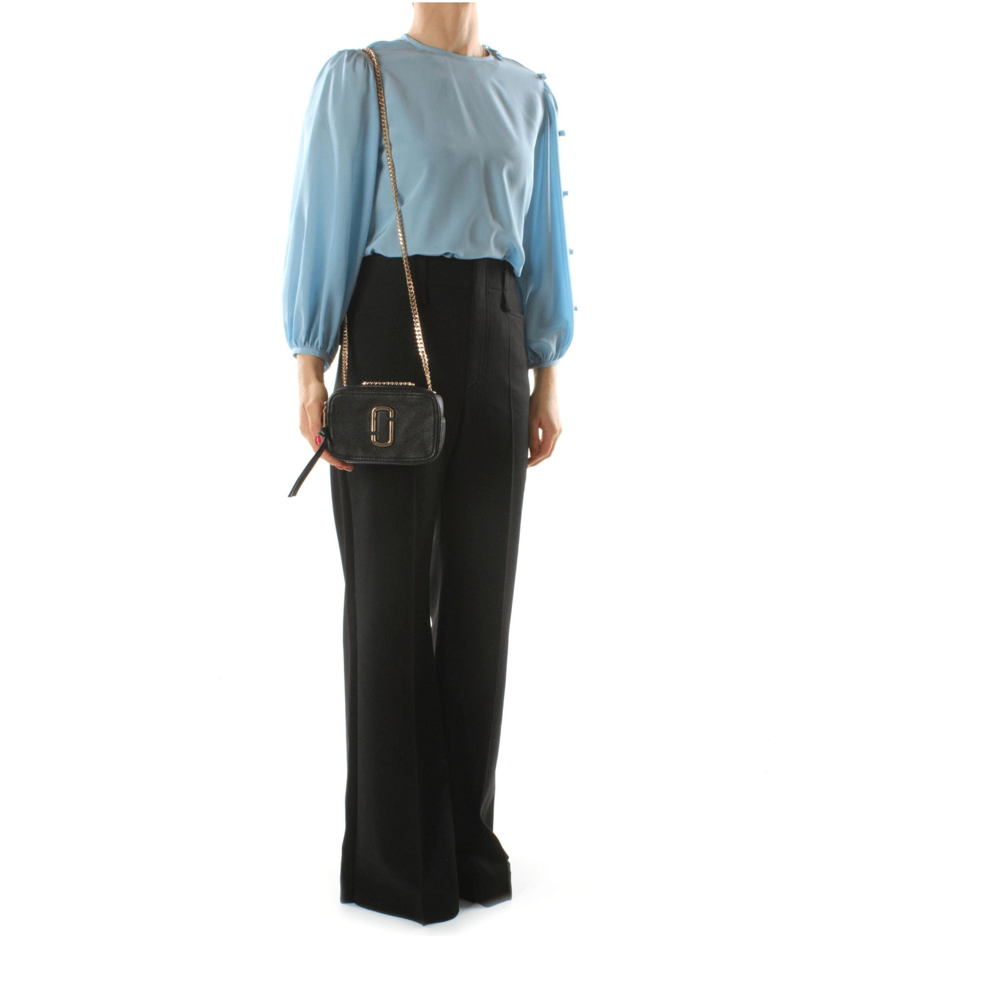 Marc Jacobs Black Leather Crossbody Bags