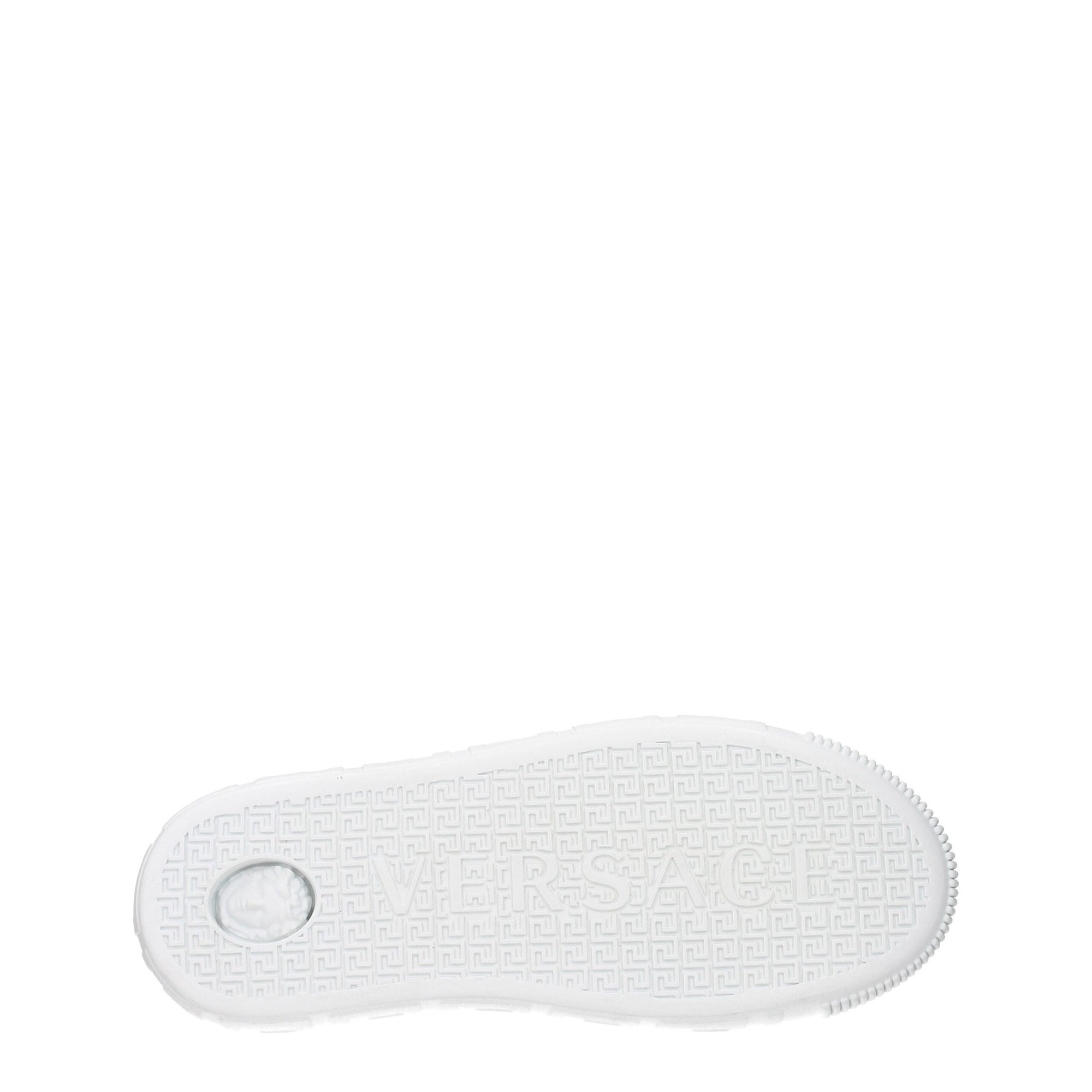 Versace White Leather Sneakers