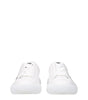 Versace White Leather Low Tops