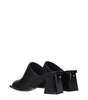 Max Mara Black Leather Sandal