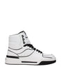 Dolce & Gabbana White Leather High Tops