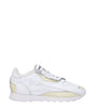Maison Margiela White Leather Athletic Sneakers