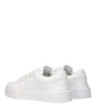 Dolce & Gabbana White Leather Low Tops