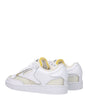 Maison Margiela White Fabric Low Tops