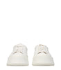 Jil Sander White Leather Platform Sneakers