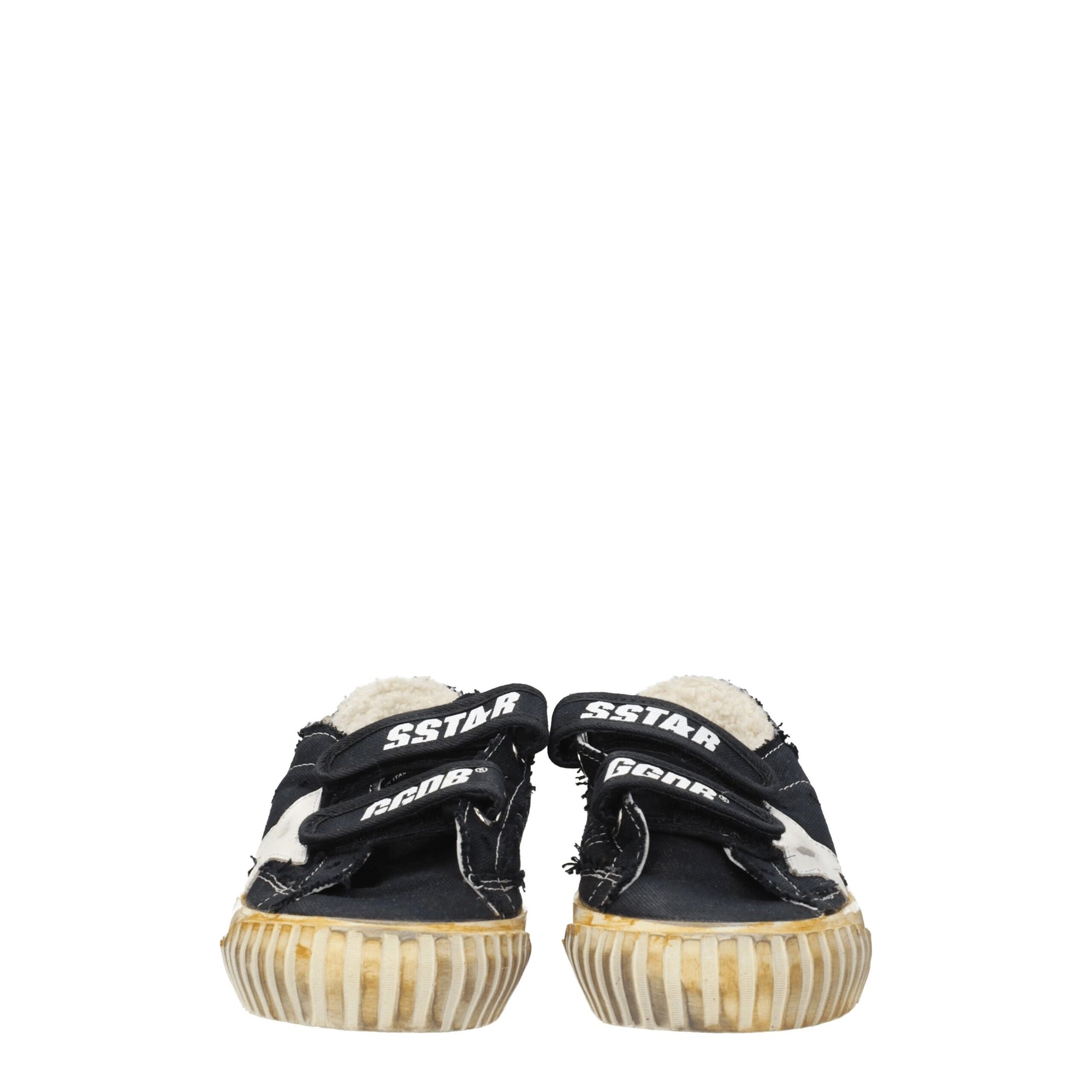 Golden Goose Black Fabric Sneakers